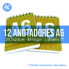 12 Anotadores anillados A6