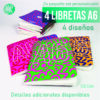 4 libretas A6