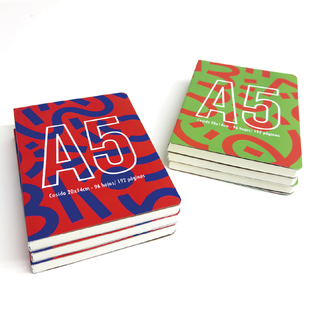 Pack 24 cuadernos cosidos A5 - Imagen 6